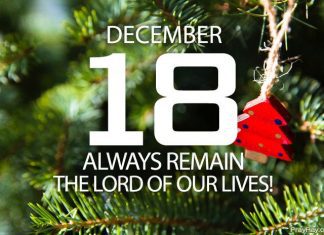 HEARING GOD’S CALL Prayer for December 18 hearing god's call