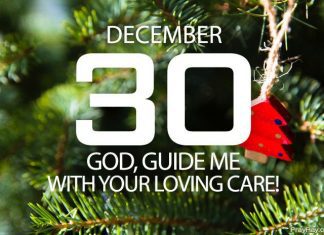 GOD CARES ABOUT YOU Prayer for December 30 god cares about you