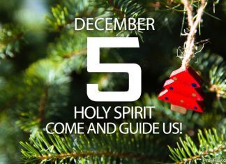 OBEYING THE HOLY SPIRIT Prayer for December 5 obeying the holy spirit