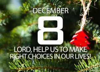 God Gives us Freedom of Choice – Daily Prayer for December 8 god gives us a freedom of choice