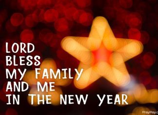 PRAYER FOR ENTERING THE NEW YEAR January 1 prayer for entering the new year