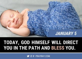 GOD BLESS ME Prayer for January 5 God bless me