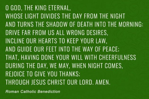 BENEDICTION PRAYER Invocation for Divine Help