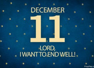 Advent. BEING A CHILD OF GOD Prayer for December 11 being a child of God