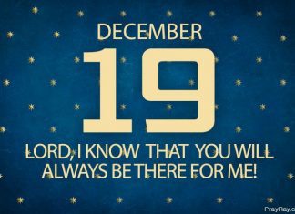 Advent. THE SHIELD OF FAITH Prayer for December 19 the shield of faith