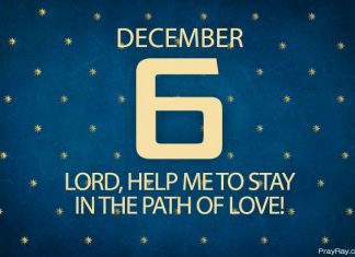 Advent. JESUS SHOWED US GOD’S LOVE Prayer for December 6 jesus showed us God's love