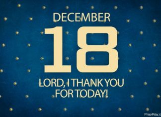 Advent. PUT ON THE BELT OF TRUTH Prayer for December 18 Put on the Belt of Truth