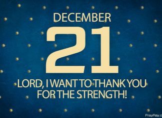 Advent. THE LORD’S COMING IS NEAR Prayer for December 21 the lords coming is near
