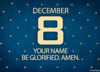Advent. JESUS IS THE LIGHT Prayer for December 8 Jesus is the light