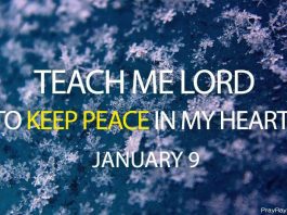 keep peace in your heart