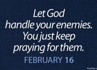 Pray for Your Enemies – Devotional Prayer for February 16 pray for your enemies