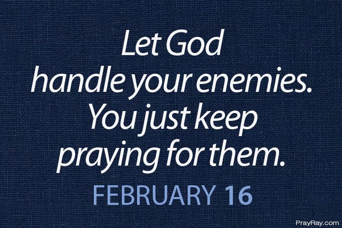 pray for your enemies