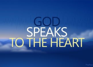 HEARING GOD’S VOICE Bible Verse and Prayer for April 18 hearing God's voice