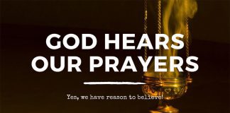 GOD HEARS OUR PRAYERS Bible verses confirm this God hears our prayers bible verse