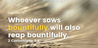 I want to participate in the Lord’s Harvest. Devotional February 14 Lord's Harvest
