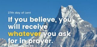 It all Starts with Weak Faith. Daily Devotional 27th day of Lent It all Starts with Weak Faith Devotional