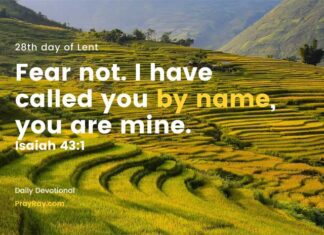 Jesus has Chosen You out of Many. Daily Devotional 28th day of Lent Jesus has Chosen You out of Many Devotional
