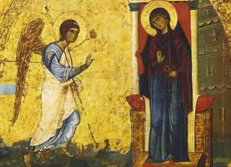 Rejoice, announces the Angel. The Annunciation of the Lord 25th March The Annunciation of the Lord 25th March