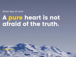 sin of Pride fears the Truth Devotional