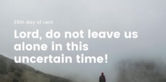 He is the one you can trust. Daily Devotional 35th day of Lent you can Trust Daily Devotional