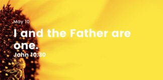 Listen to the Voice of the Shepherd. Daily Devotional for May 10 Listen to the Voice of the Shepherd Daily Devotional for May 10