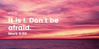 Jesus walks on water. Daily Devotional for May 9 Jesus walks on water Daily Devotional for May 9