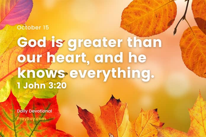 God knows you personally Devotional for Today October 15