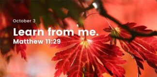 Love like Jesus. Devotional for Today, October 3 Love like Jesus Devotional for Today October 3