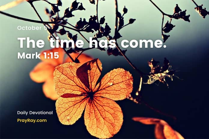 Now is the Time for Conversion Devotional for Today October 5