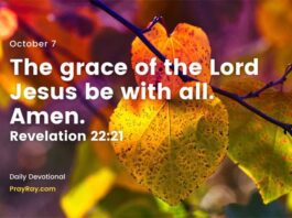 The Time of Grace Devotional for Today October 7