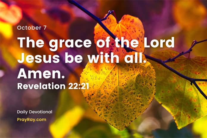 The Time of Grace Devotional for Today October 7