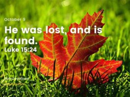 Are you also a Lost Son Devotional for Today October 9