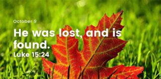 Are you a Prodigal Son? Devotional for Today, October 9 Are you also a Lost Son Devotional for Today October 9
