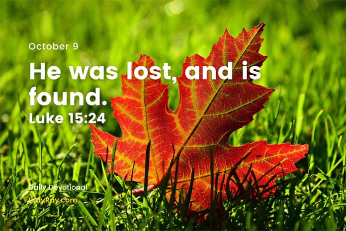 Are you also a Lost Son Devotional for Today October 9
