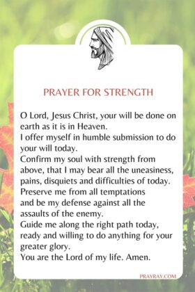 Prayer of Encouragement and Strength for a Friend or Myself