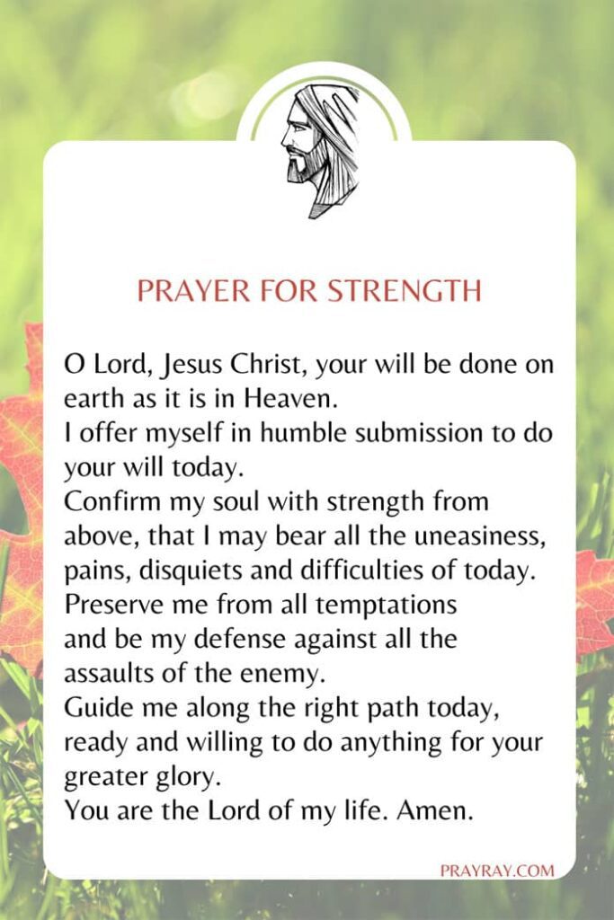 Prayer for strength