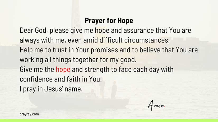 Prayer for hope