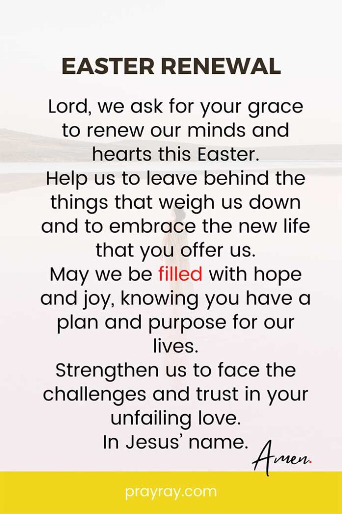Easter Prayer of Renewal
