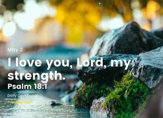Daily Devotional for 2 May – Pray for strength and perseverance Daily Devotional for 2 May Pray for strength and perseverance