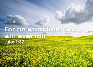 Deepen your Faith – Daily Devotional for June 21 Deepen your Faith daily Devotional for June 21