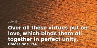Cultivating Faith and Unity at Home – Daily Devotional for July 12 Cultivating Faith and Unity at Home daily Devotional for July 12