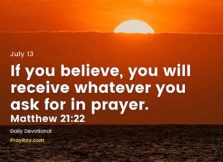 The Power of Prayer – Daily Devotional for July 13 The Power of Prayer daily Devotional for July 13