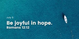 How Cultivate Hope in Others – Daily Devotional for July 5 Cultivate Hope in Others daily Devotional for July 5