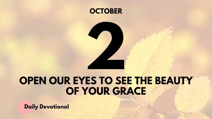 Discover the Joy of Divine Grace – Daily devotional for October 2