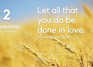 Faith in the Workplace – Devotional for September 2 Faith in the Workplace devotional for September 2