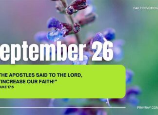 Rooted in Faith – Daily Devotional for September 26 Rooted in Faith daily Devotional for September 26
