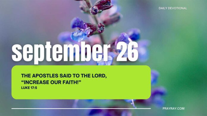 Rooted in Faith daily Devotional for September 26