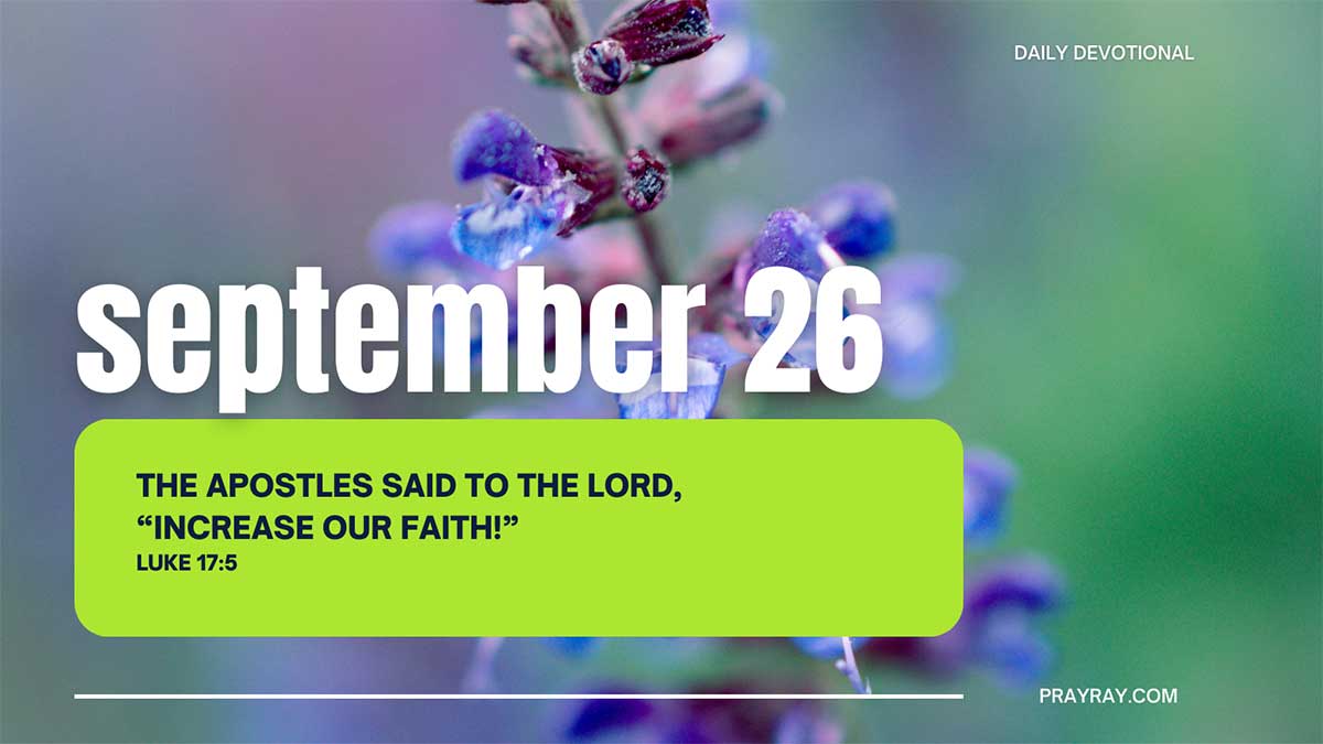 Rooted in Faith daily Devotional for September 26