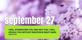 Navigate Life’s Storms with Jesus – Devotional for September 27 Navigate Life’s Storms with Jesus devotional for September 27