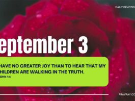 Parenting with Purpose daily Devotional for September 3
